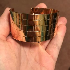 Yellow brick road cuff bracelet